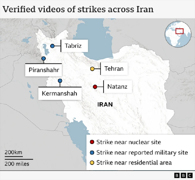 Israel – testing Iran’s resolve ++ USA/Iran ++ Israel chart 4.16 pm