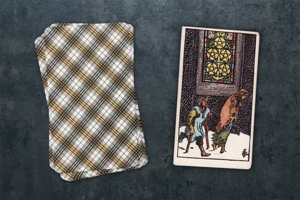 Hard Cards of the Tarot: 5 of Pentacles – Real Life Struggle!