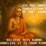 YOU ARE UNDER  SURVEILLANCE OF THE  KARMA