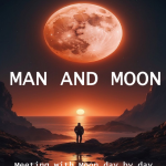 MAN AND MOON
