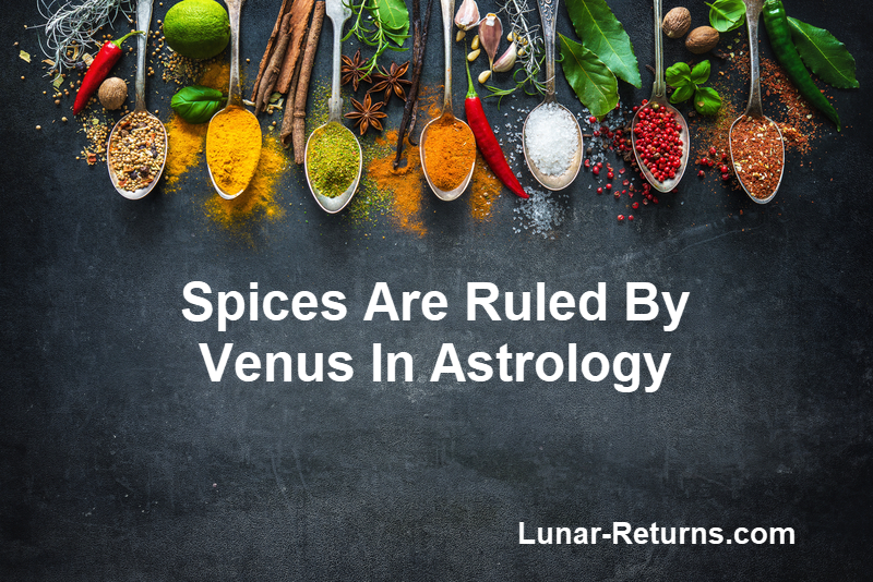 Astrological Ruler of a Spices