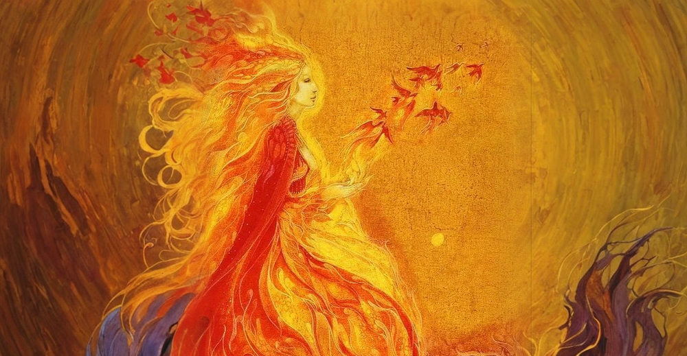 Full Harvest Moon in Aries – Return to the Flame