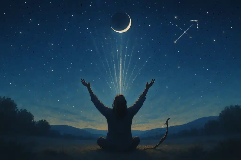 Welcome in the New Moon in Sagittarius on December 19, 2025