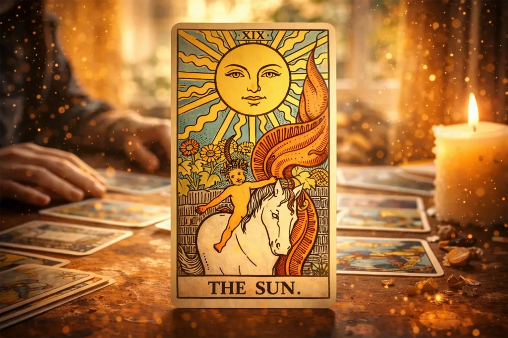 Why The Sun Card is tarot’s most powerful revelation card (and what it exposes)