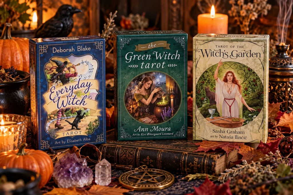 The Best 3 Witch Tarot Decks to Use On Samhain
