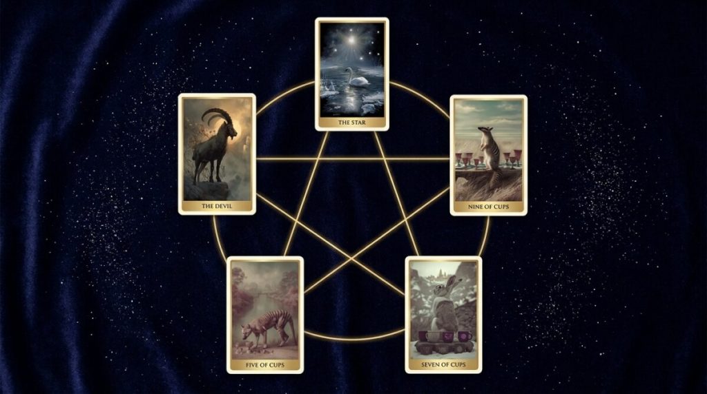 Tarot Tuesday: The Star Point, Five Cards in One Stroke